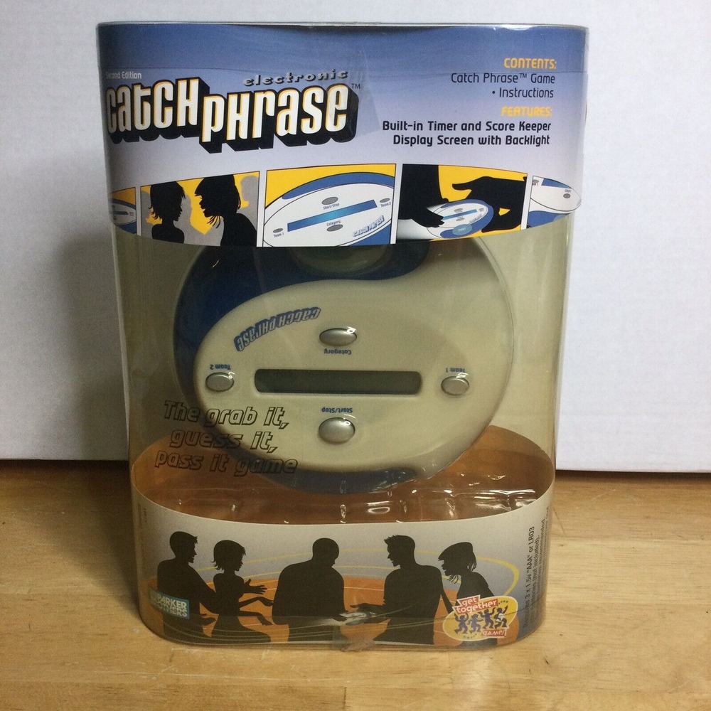 NEW SEALED Hasbro Catch Phrase 2004 2nd Edition Electronic Handheld Party Game